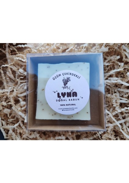 Lyna Üzüm Çekirdeği Katı Sabunu - Doğal Kolajen Içeren Sabun 90-100GR fırsatları