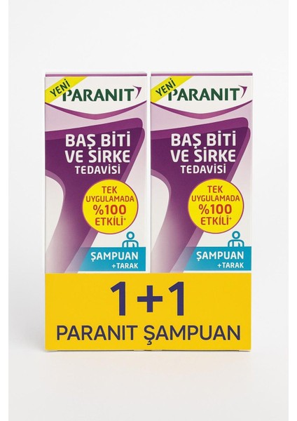 Paranit Şampuanı 100 ml 2'li Paket