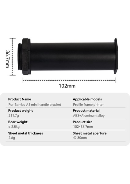 3D Yazıcı Filament Tutucu Metal Parça fırsatları