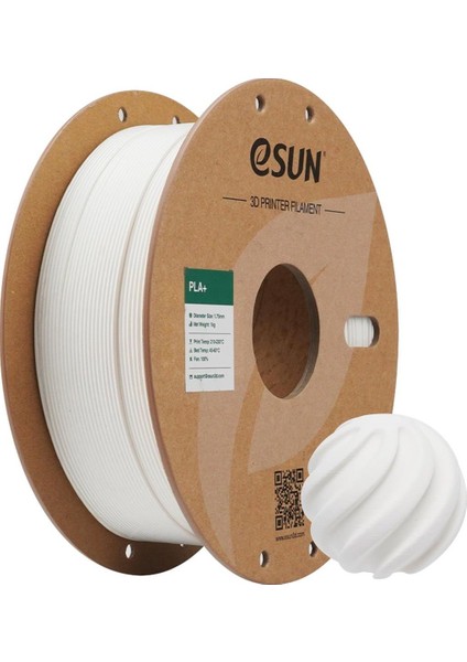 Pla Plus Filament Süt Beyaz 1.75MM 1000GR