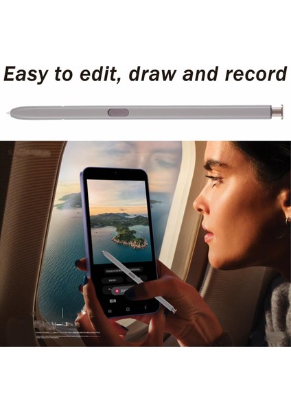 Samsung Galaxy S24 Ultra S928 Dokunmatik Ekran Kalemi (Bluetooth Uyumlu Fonksiyonu Olmadan) (Logo Olmadan)-Siyah (Yurt Dışından) fırsatları