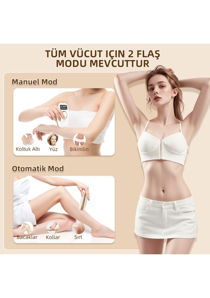 Yüksek Kapasiteli ipl Lazer Epilasyon Cihazı, otomatik ve manuel mod, kablolu, geniş alan