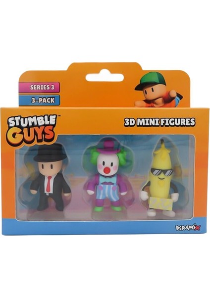 TUY23000 Stumble Guys 3lü Mini Figür indirimleri