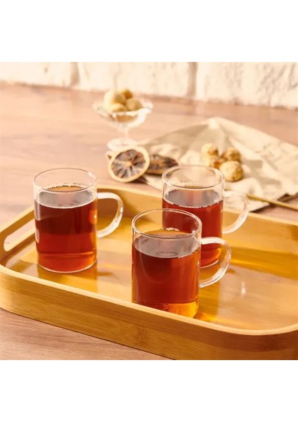 3'lü Cam Kupa 200 ml