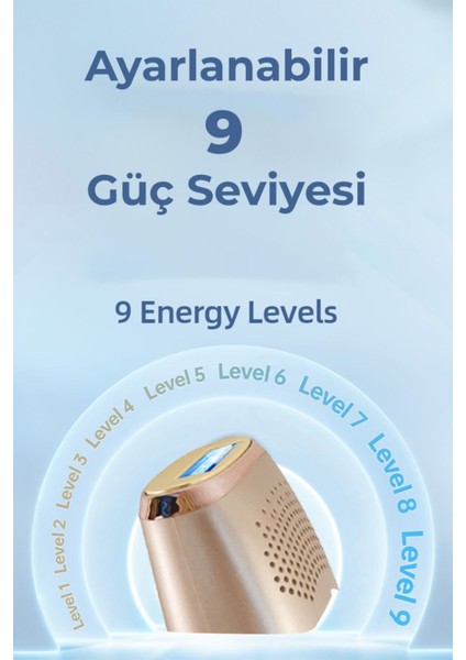 Buz Lazer Epilasyon Cihazı, 999.999 Atım, Dijital Ekran, Kablolu, Vücut Uygulaması modelleri