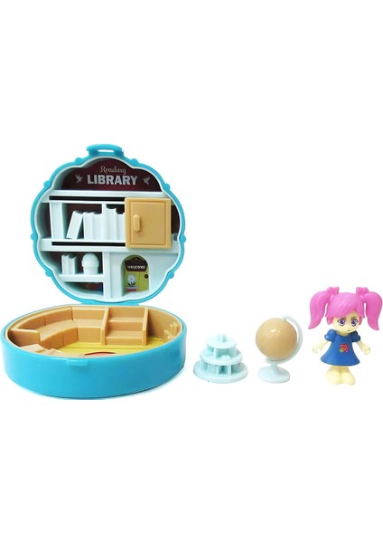 Taşınabilir Dollhouse Mini Figür Sürpriz Paket fırsatları