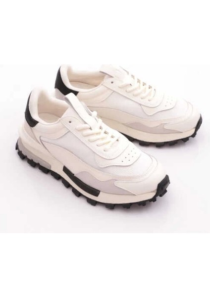 Henry Erkek Hakiki Deri Klasik Sneaker Ekru 111230265 modelleri