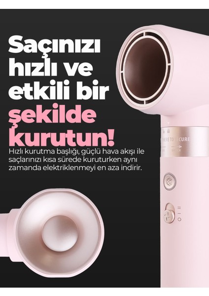 Hızlı saç şekillendirme ve kurutma seti, seramik plaka, 180°C, 32 mm maşa, hacim ve bukle modelleri