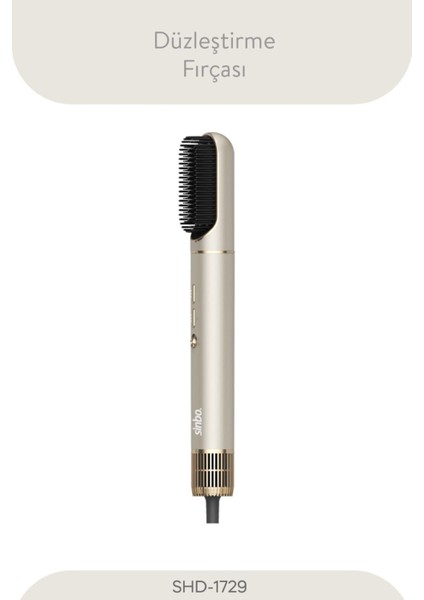 Pro Compact Multi-Styler Hava Üfleme 5in1 Saç Şekillendirici Bldc Motor SHD-1729 Shiny Gold