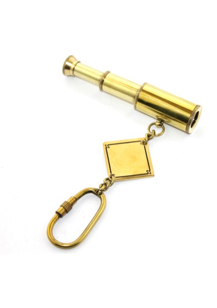 Pirinç Dürbün Tasarımı Anahtarlık KSK2107