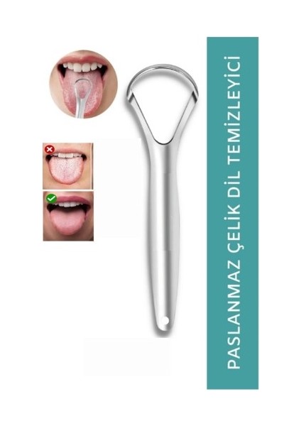 Paslanmaz Çelik Dil Temizleyici modelleri