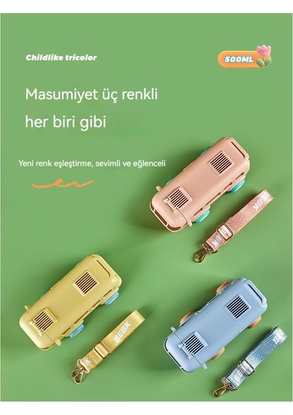 Çocuk Otobüs Suluk Su Matarası Öğrenci Suluğu Hem Otobüs Hem De Suluk 500ML Suluk Eğlenceli Arabalı Suluk fırsatları