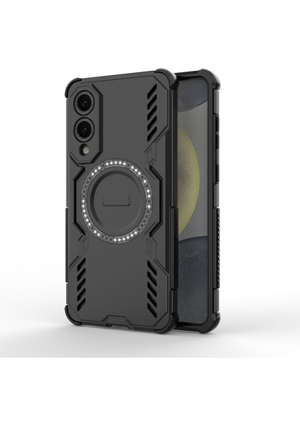 Samsung Galaxy S25 Edge Manyetik Telefon Kılıfı, Güçlü Manyetik Isı Dağılımı Telefon Kılıfı Kapağı Samsung Galaxy S25 Edge (Yurt Dışından)