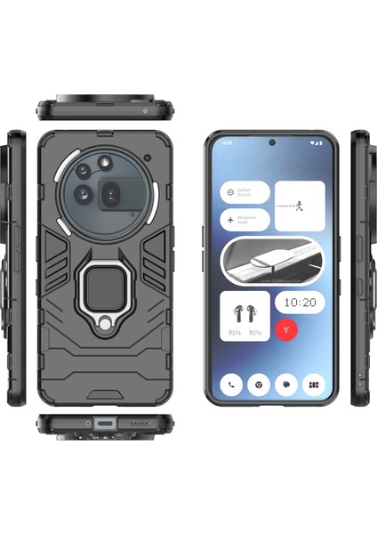 Nothing Phone 3A Pro Darbeye Dayanıklı Telefon Kılıfı ve Yüzük Tutucu (Yurt Dışından) fiyatları