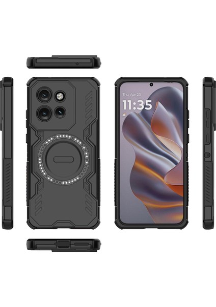 Motorola Edge 50 Neo Manyetik Telefon Kılıfı, Güçlü Manyetik Isı Dağılımı Telefon Kılıfı Kapağı Motorola Edge 50 Neo (Yurt Dışından) fiyatları