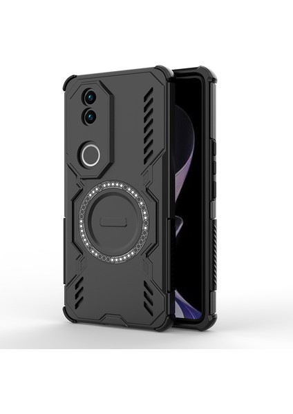 Vivo V50 Manyetik Telefon Kılıfı, Güçlü Manyetik Isı Dağılımı Telefon Kılıfı Kapağı Vivo V50 (Yurt Dışından)