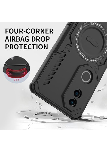 Vivo V50 Manyetik Telefon Kılıfı, Güçlü Manyetik Isı Dağılımı Telefon Kılıfı Kapağı Vivo V50 (Yurt Dışından) modelleri