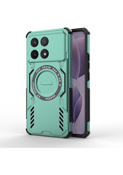 Xiaomi Redmi K70E Manyetik Telefon Kılıfı, Güçlü Manyetik Isı Dağılımı Telefon Kılıfı Kapağı Xiaomi Redmi K70E (Yurt Dışından)