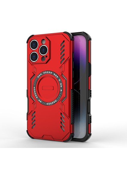 iPhone 16 Plus Manyetik Telefon Kılıfı, Güçlü Manyetik Isı Dağılımı Telefon Kılıfı Kapağı iPhone 16 Plus (Yurt Dışından)