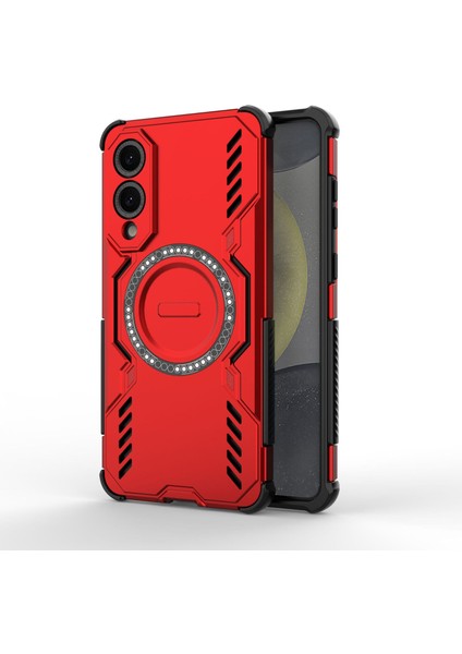 Samsung Galaxy S25 Edge Manyetik Telefon Kılıfı, Güçlü Manyetik Isı Dağılımı Telefon Kılıfı Kapağı Samsung Galaxy S25 Edge (Yurt Dışından)