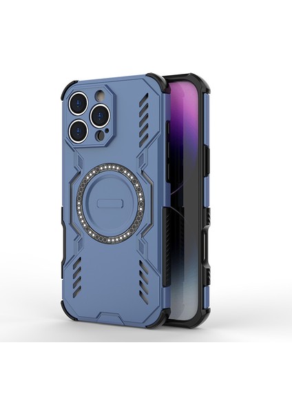 iPhone 16 Pro Manyetik Telefon Kılıfı, Güçlü Manyetik Isı Dağılımı Telefon Kılıfı Kapağı iPhone 16 Pro (Yurt Dışından)