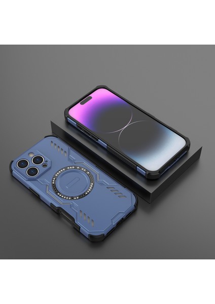 iPhone 16 Pro Manyetik Telefon Kılıfı, Güçlü Manyetik Isı Dağılımı Telefon Kılıfı Kapağı iPhone 16 Pro (Yurt Dışından) modelleri