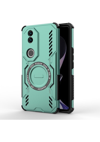 Vivo V50 Manyetik Telefon Kılıfı, Güçlü Manyetik Isı Dağılımı Telefon Kılıfı Kapağı Vivo V50 (Yurt Dışından)