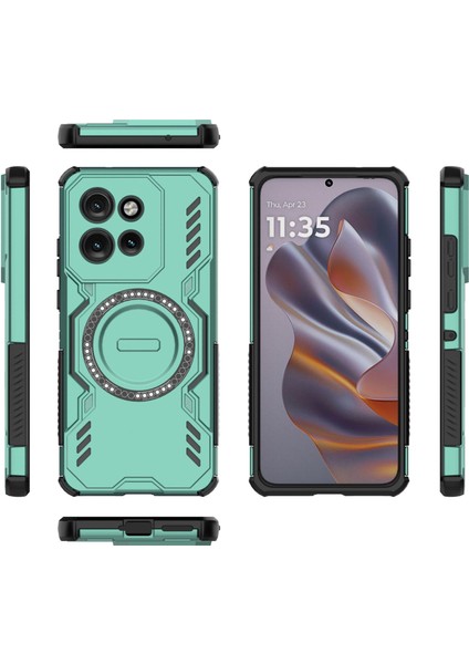 Motorola Edge 50 Neo Manyetik Telefon Kılıfı, Güçlü Manyetik Isı Dağılımı Telefon Kılıfı Kapağı Motorola Edge 50 Neo (Yurt Dışından) modelleri