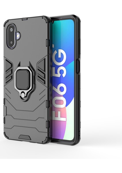 Samsung Galaxy M06 5g Darbeye Dayanıklı Telefon Kılıfı ve Yüzük Tutucu (Yurt Dışından)