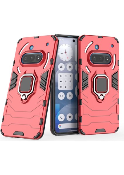 Nothing Phone 3A Darbeye Dayanıklı Telefon Kılıfı ve Yüzük Tutucu (Yurt Dışından)