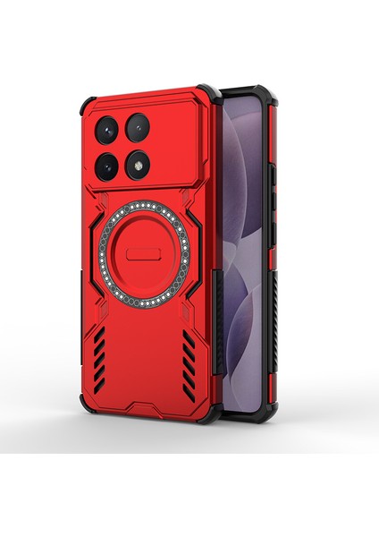 Xiaomi Redmi K70 Manyetik Telefon Kılıfı, Güçlü Manyetik Isı Dağılımı Telefon Kılıfı Kapağı Xiaomi Redmi K70 (Yurt Dışından)