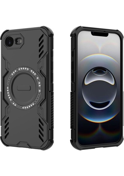 iPhone 16E Manyetik Telefon Kılıfı, Güçlü Manyetik Isı Dağılımı Telefon Kılıfı Kapağı iPhone 16E (Yurt Dışından) fırsatları