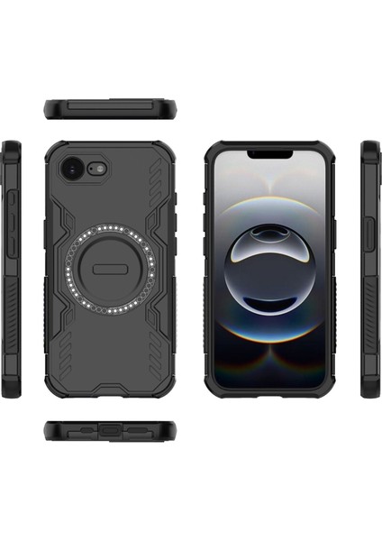 iPhone 16E Manyetik Telefon Kılıfı, Güçlü Manyetik Isı Dağılımı Telefon Kılıfı Kapağı iPhone 16E (Yurt Dışından) indirimleri