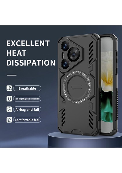 Huawei Pura 70 Ultra Manyetik Telefon Kılıfı, Güçlü Manyetik Isı Dağılımı Telefon Kılıfı Kapağı Huawei Pura 70 Ultra (Yurt Dışından) modelleri