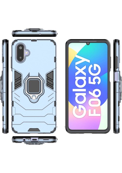 Samsung Galaxy F06 Darbeye Dayanıklı Telefon Kılıfı ve Yüzük Tutucu (Yurt Dışından) fiyatları