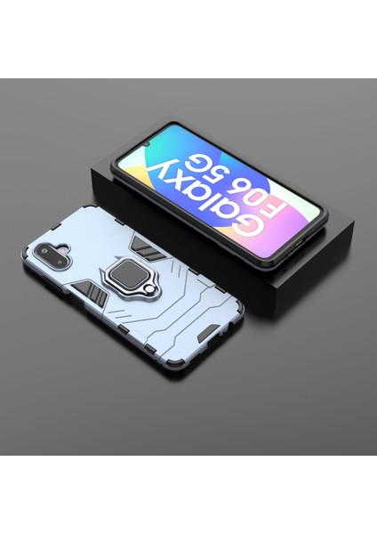 Samsung Galaxy F06 Darbeye Dayanıklı Telefon Kılıfı ve Yüzük Tutucu (Yurt Dışından) fırsatları