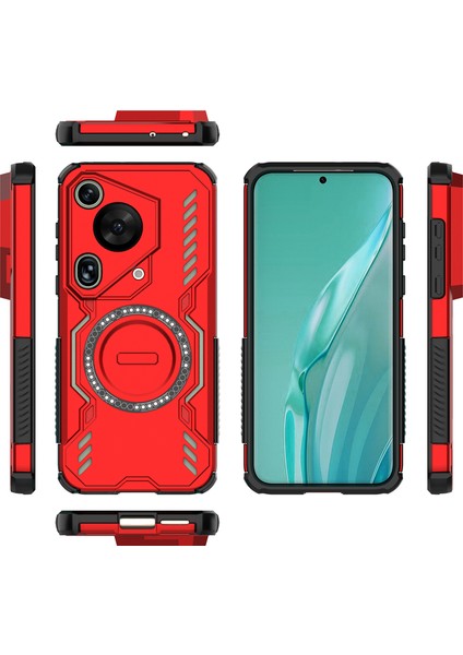 Huawei Pura 70 Manyetik Telefon Kılıfı, Güçlü Manyetik Isı Dağılımı Telefon Kılıfı Kapağı Huawei Pura 70 (Yurt Dışından) modelleri