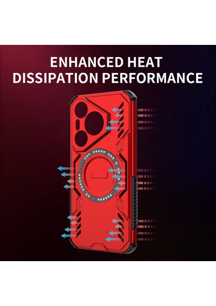 Huawei Pura 70 Ultra Manyetik Telefon Kılıfı, Güçlü Manyetik Isı Dağılımı Telefon Kılıfı Kapağı Huawei Pura 70 Ultra (Yurt Dışından) fiyatları