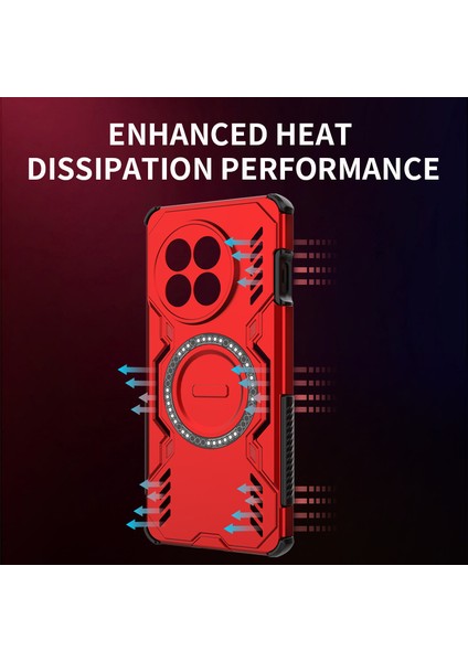 Oneplus 13R Manyetik Telefon Kılıfı, Güçlü Manyetik Isı Dağılımı Telefon Kılıfı Kapağı Oneplus 13R (Yurt Dışından) fiyatları