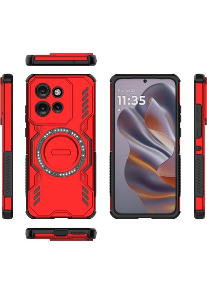 Motorola Edge 50 Neo Manyetik Telefon Kılıfı, Güçlü Manyetik Isı Dağılımı Telefon Kılıfı Kapağı Motorola Edge 50 Neo (Yurt Dışından) modelleri