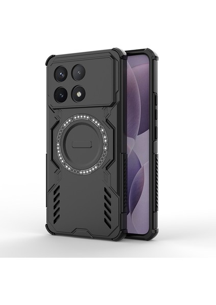 Xiaomi Redmi K70 Manyetik Telefon Kılıfı, Güçlü Manyetik Isı Dağılımı Telefon Kılıfı Kapağı Xiaomi Redmi K70 (Yurt Dışından)