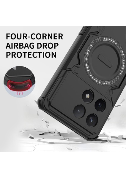 Xiaomi Redmi K70 Manyetik Telefon Kılıfı, Güçlü Manyetik Isı Dağılımı Telefon Kılıfı Kapağı Xiaomi Redmi K70 (Yurt Dışından) fırsatları