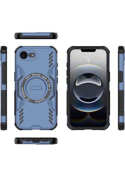 iPhone 16E Manyetik Telefon Kılıfı, Güçlü Manyetik Isı Dağılımı Telefon Kılıfı Kapağı iPhone 16E (Yurt Dışından) modelleri