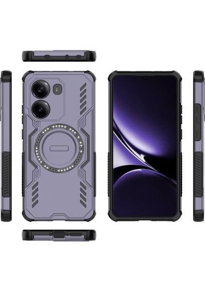 Xiaomi Redmi Turbo 4 Manyetik Telefon Kılıfı, Güçlü Manyetik Isı Dağılımı Telefon Kılıfı Kapağı Xiaomi Redmi Turbo 4 (Yurt Dışından) modelleri