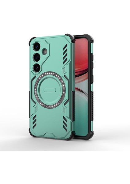 Samsung Galaxy S25 Manyetik Telefon Kılıfı, Güçlü Manyetik Isı Dağılımı Telefon Kılıfı Kapağı Samsung Galaxy S25 (Yurt Dışından)