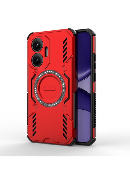 Xiaomi Poco F7 Manyetik Telefon Kılıfı, Güçlü Manyetik Isı Dağılımı Telefon Kılıfı Kapağı Xiaomi Poco F7 (Yurt Dışından)