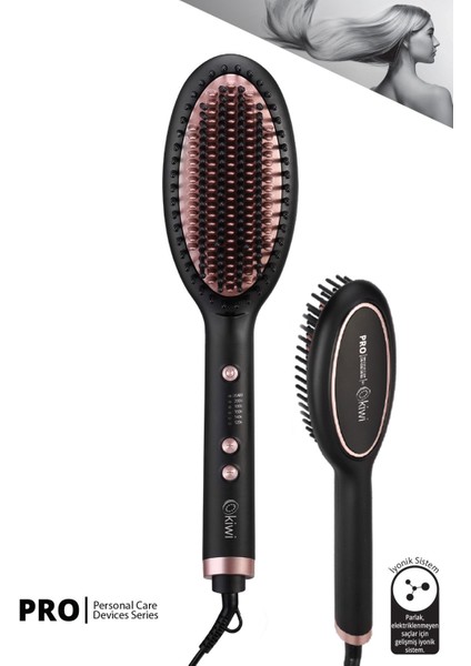 KHS-2039 Saç Şekillendirici ve Saç Düzleştirici Fön Tarağı fiyatları