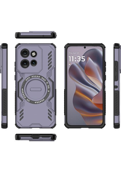 Motorola Edge 50 Neo Manyetik Telefon Kılıfı, Güçlü Manyetik Isı Dağılımı Telefon Kılıfı Kapağı Motorola Edge 50 Neo (Yurt Dışından) modelleri