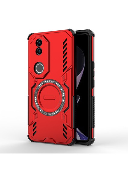 Vivo V50 Manyetik Telefon Kılıfı, Güçlü Manyetik Isı Dağılımı Telefon Kılıfı Kapağı Vivo V50 (Yurt Dışından)