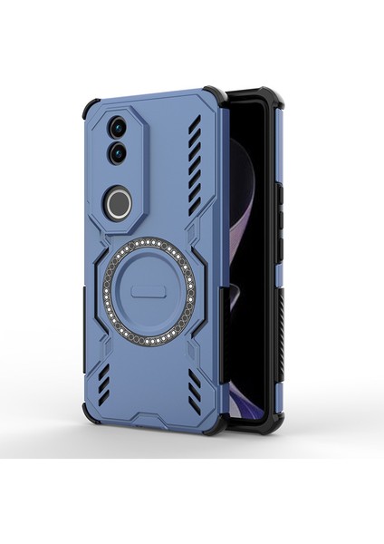 Vivo V50 Manyetik Telefon Kılıfı, Güçlü Manyetik Isı Dağılımı Telefon Kılıfı Kapağı Vivo V50 (Yurt Dışından)